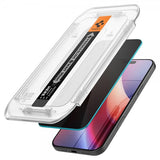 Spigen iPhone 16 Pro Max/iPhone 17 Pro Max Skärmskydd GLAS.tR EZ Fit Privacy 2-pack