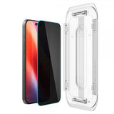 Spigen iPhone 16 Pro Max/iPhone 17 Pro Max Skärmskydd GLAS.tR EZ Fit Privacy 2-pack