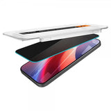Spigen iPhone 16 Pro Max/iPhone 17 Pro Max Skärmskydd GLAS.tR EZ Fit Privacy 2-pack