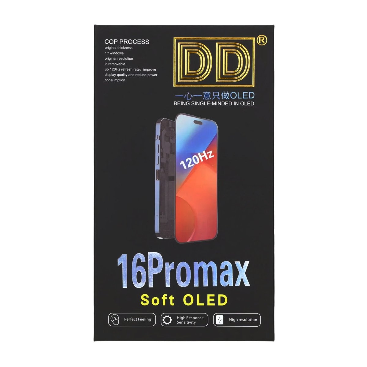 iPhone 16 Pro Max Soft OLED Skärm Premium - DD