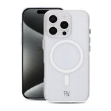 Rvelon iPhone 16 Pro Skal Korrugerad MagSafe Transparent