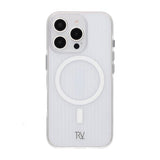 Rvelon iPhone 16 Pro Skal Korrugerad MagSafe Transparent