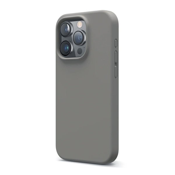 Rvelon iPhone 16 Pro Skal Silikon Grå