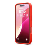 Rvelon iPhone 16 Pro Skal Silikon Röd