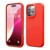 Rvelon iPhone 16 Pro Skal Silikon Röd