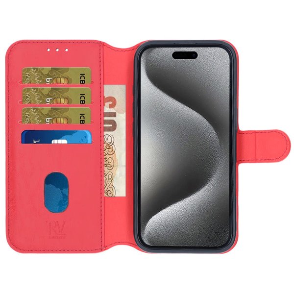 Rvelon iPhone 16 Pro Fodral Magnetiskt Avtagbart Skal Röd
