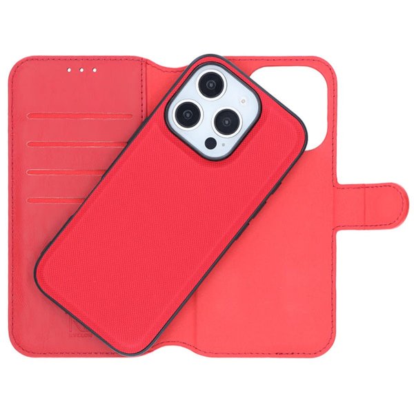 Rvelon iPhone 16 Pro Fodral Magnetiskt Avtagbart Skal Röd