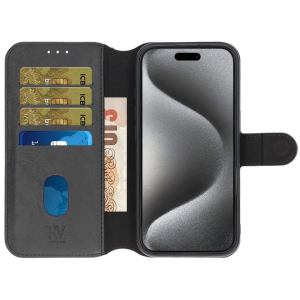Rvelon iPhone 16 Pro Fodral Magnetiskt Avtagbart Skal Svart
