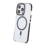 Rvelon iPhone 16 Pro Skal TPU MagSafe Svart/Transparent