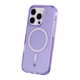 Rvelon iPhone 16 Pro Skal Glitter MagSafe Lila