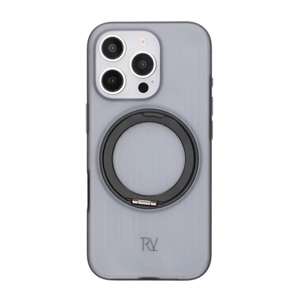 Rvelon iPhone 16 Pro Skal Roterbart MagSafe Stativ Svart