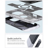 Spigen iPhone 16 Pro Skal Classic C1 MagFit Graphite