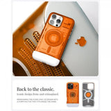 Spigen iPhone 16 Pro Skal Classic C1 MagFit Tangerine