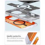 Spigen iPhone 16 Pro Skal Classic C1 MagFit Tangerine