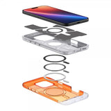Spigen iPhone 16 Pro Skal Classic C1 MagFit Tangerine