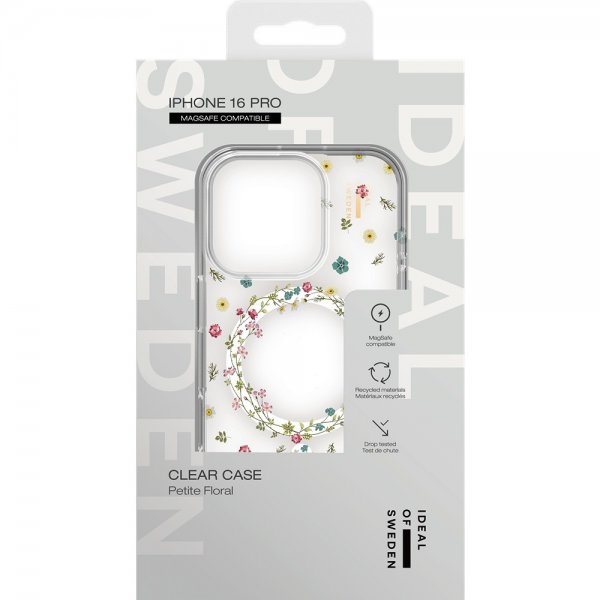 Ideal of Sweden iPhone 16 Pro Skal Clear Case MagSafe Petite Floral
