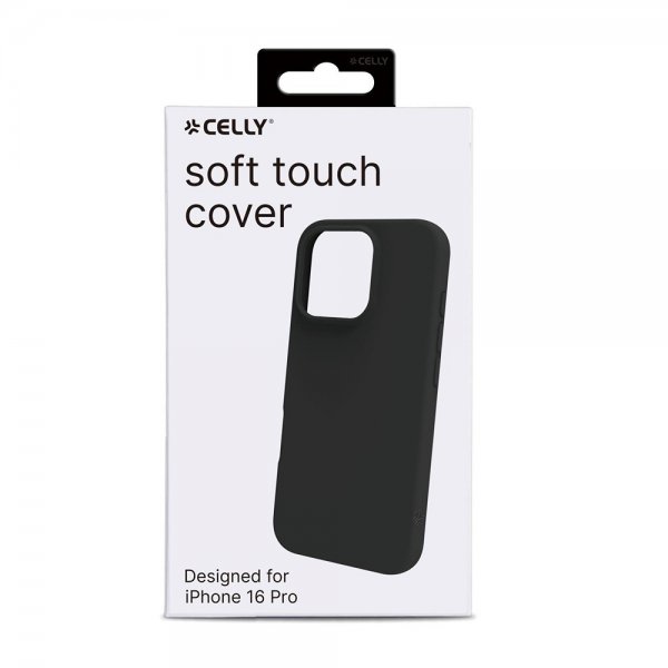 Celly iPhone 16 Pro Skal CROMO Svart
