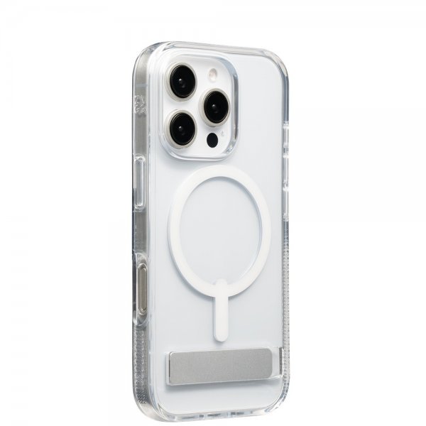 ZAGG iPhone 16 Pro Skal Crystal Palace Snap Kickstand Transparent