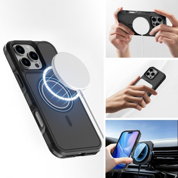 4smarts iPhone 16 Pro Skal Defend Case Ultimag Svart