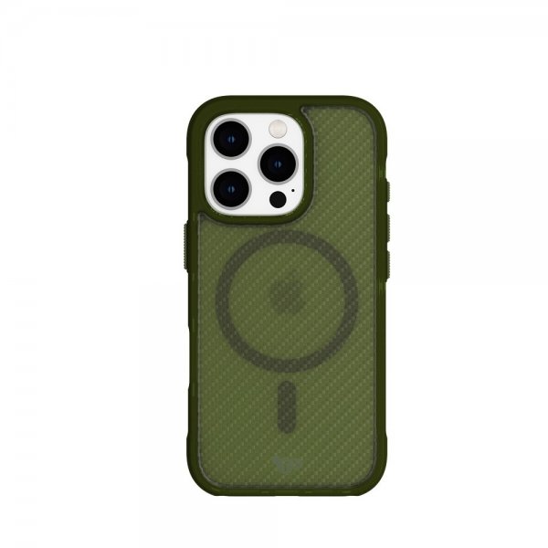 Tech21 iPhone 16 Pro Skal EvoArmor MagSafe Grön