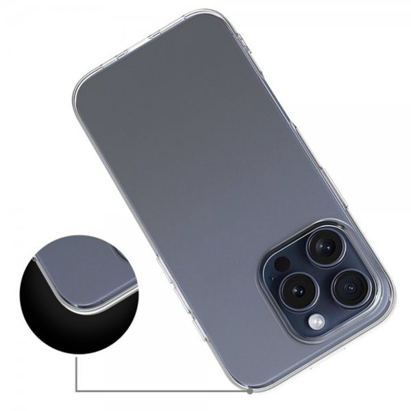 Nordic Covers iPhone 16 Pro Skal Feather Series Transparent