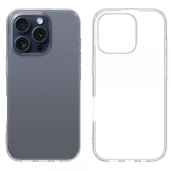 Nordic Covers iPhone 16 Pro Skal Feather Series Transparent