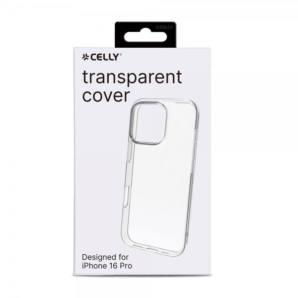 Celly iPhone 16 Pro Skal GELSKIN Transparent