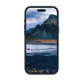 dbramante1928 iPhone 16 Pro Skal Iceland Ultra D3O MagSafe Kickstand Blå