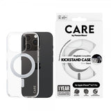 CARE by PanzerGlass iPhone 16 Pro Skal Kickstand MagSafe Silver