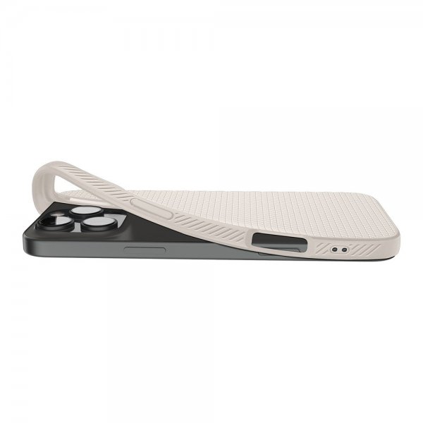 Spigen iPhone 16 Pro Skal Liquid Air Natural Titanium
