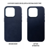 Fixed iPhone 16 Pro Skal MagLeather Blå