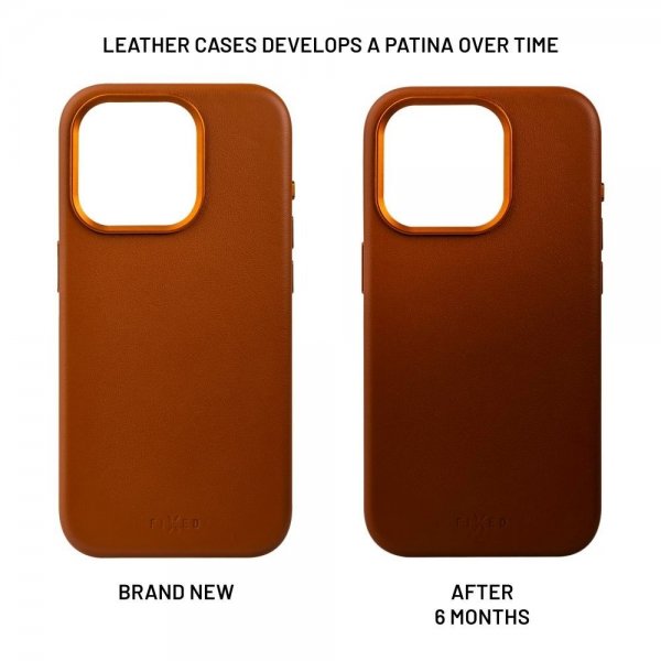 Fixed iPhone 16 Pro Skal MagLeather Brun