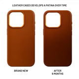 Fixed iPhone 16 Pro Skal MagLeather Brun