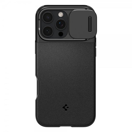 Spigen iPhone 16 Pro Skal Optik Armor MagFit Svart