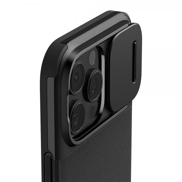 Spigen iPhone 16 Pro Skal Optik Armor MagFit Svart