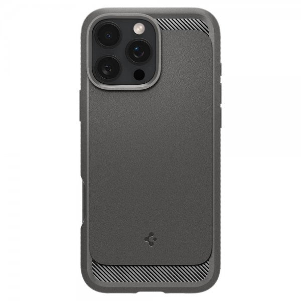 Spigen iPhone 16 Pro Skal Rugged Armor MagFit Grå