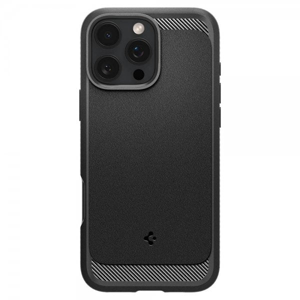 Spigen iPhone 16 Pro Skal Rugged Armor MagFit Matte Black