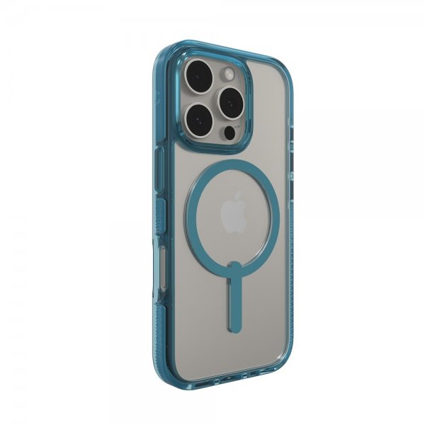 ZAGG iPhone 16 Pro Skal Santa Cruz Snap Retro Blue