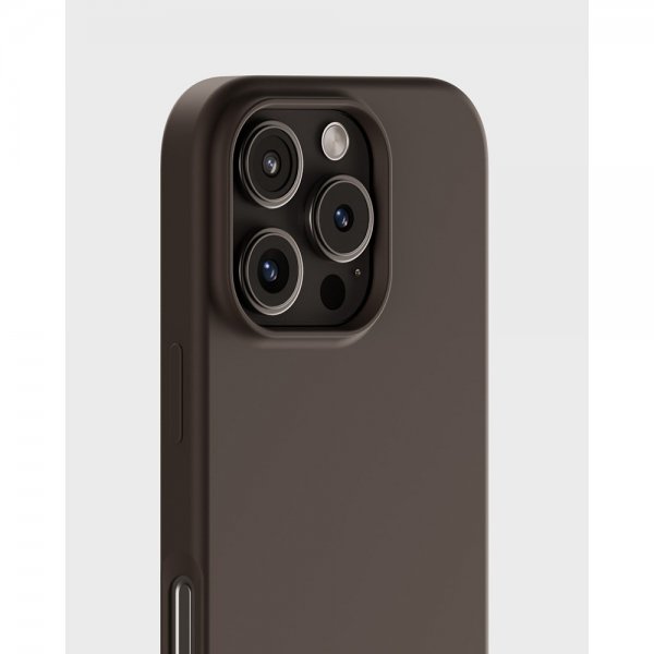 holdit iPhone 16 Pro Skal Silikon Chocolate