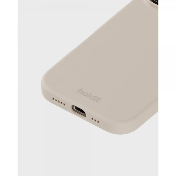 holdit iPhone 16 Pro Skal Silikon Light Beige