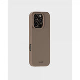 holdit iPhone 16 Pro Skal Silikon Mocha Brown