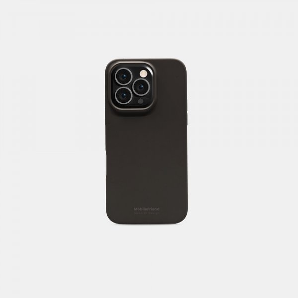 MobileFriend iPhone 16 Pro Skal Silikon Svart