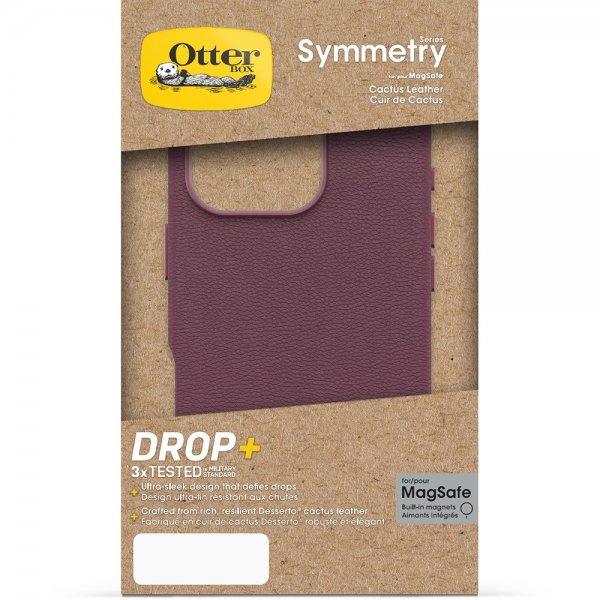 Otterbox iPhone 16 Pro Skal Symmetry Cactus Leather MagSafe Foxberry