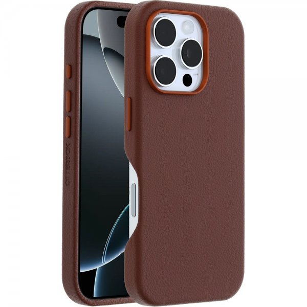 Otterbox iPhone 16 Pro Skal Symmetry Cactus Leather MagSafe Rich Adobe