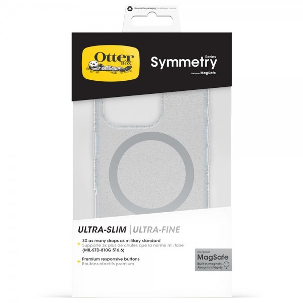 Otterbox iPhone 16 Pro Skal Symmetry Clear MagSafe Stardust