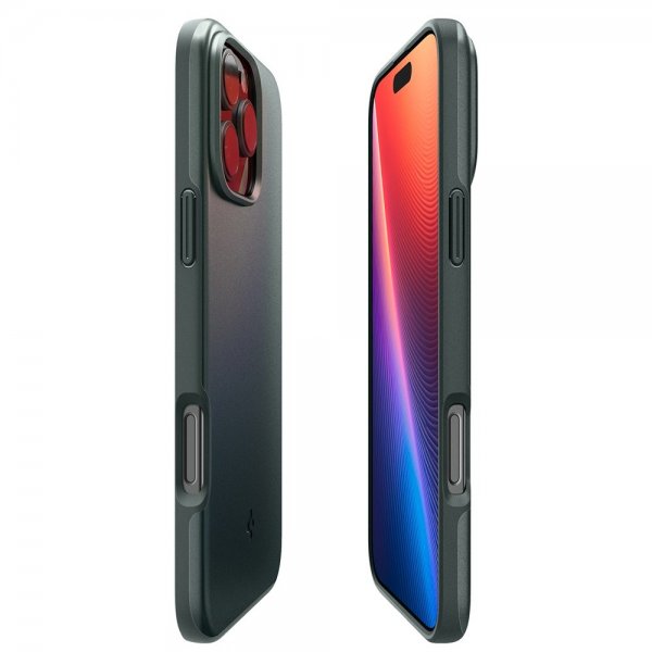Spigen iPhone 16 Pro Skal Thin Fit MagFit Abyss Green