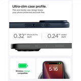 Spigen iPhone 16 Pro Skal Thin Fit MagFit Metal Slate