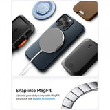 Spigen iPhone 16 Pro Skal Thin Fit MagFit Metal Slate