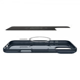Spigen iPhone 16 Pro Skal Thin Fit MagFit Metal Slate