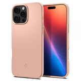 Spigen iPhone 16 Pro Skal Thin Fit MagFit Rose Titanium